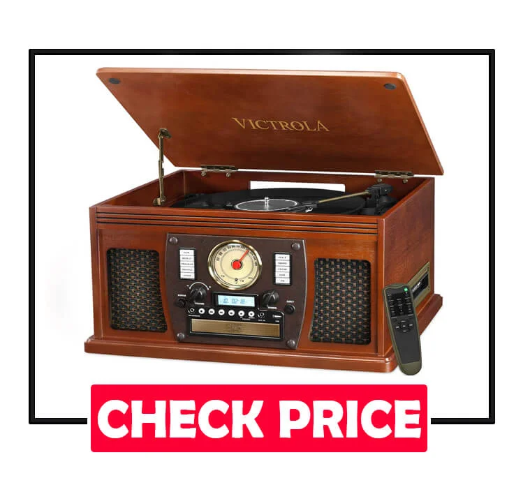Victrola Navigator 8-in-1 Classic Bluetooth Turntable